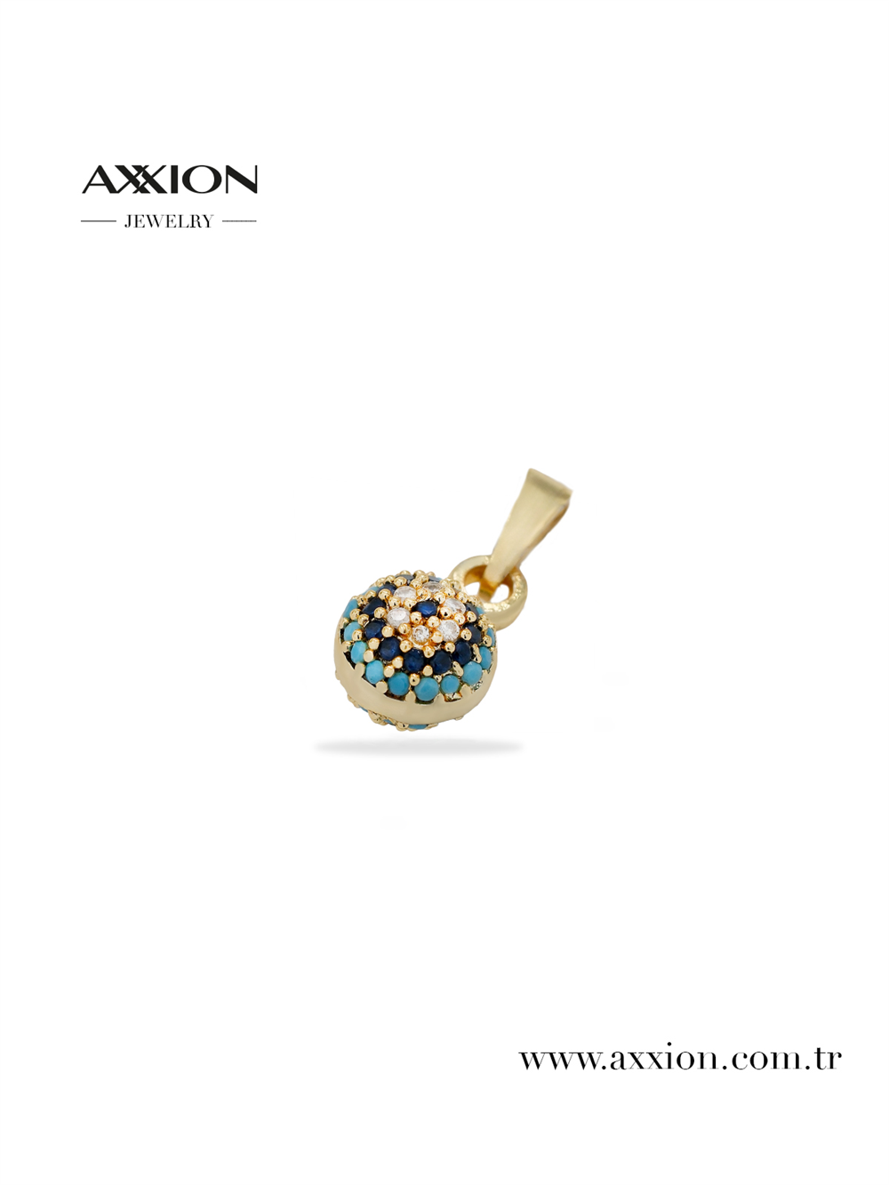 AXXION 14K Necklace Pendant GOLD