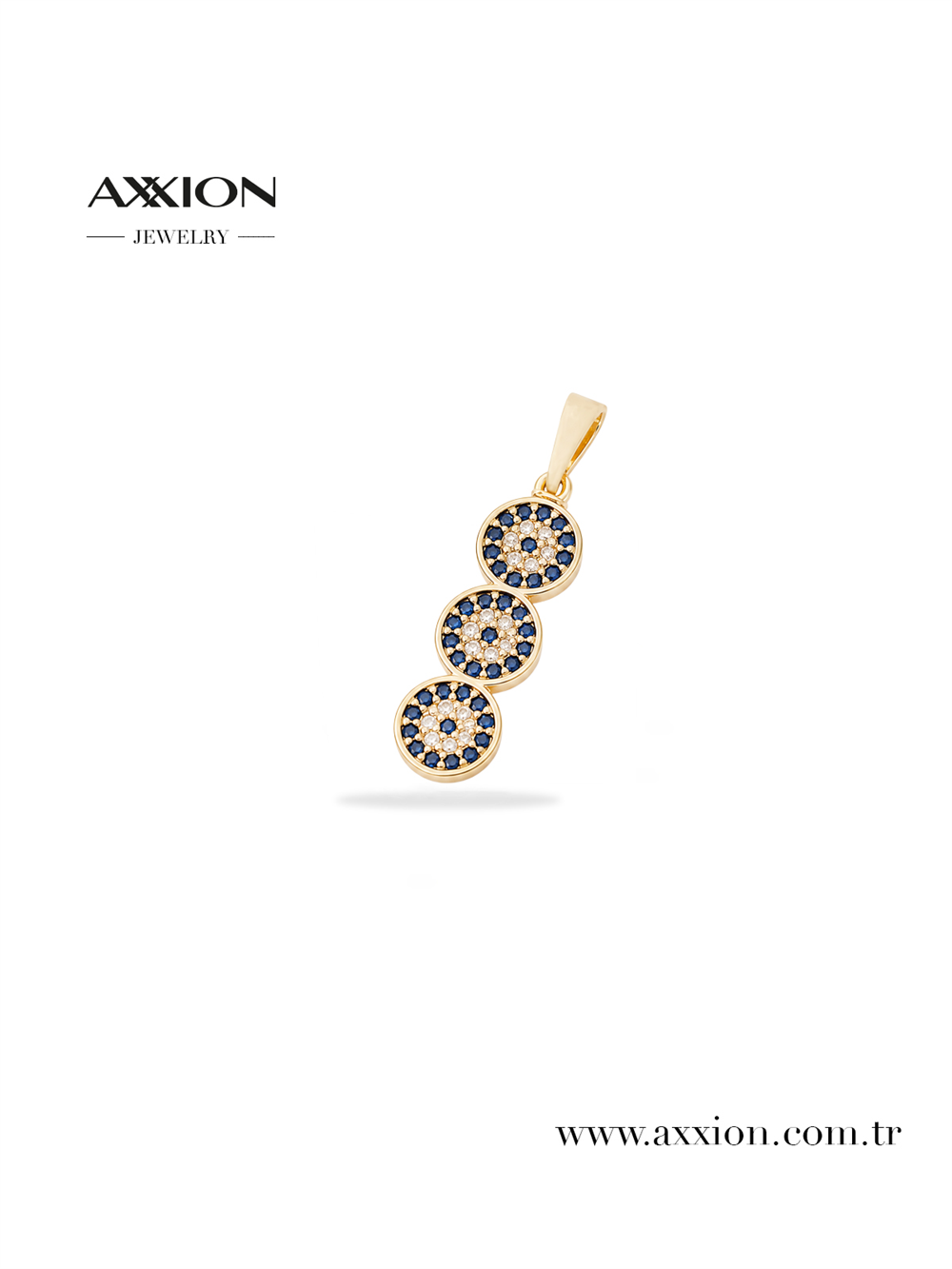 AXXION 14K Necklace Pendant GOLD