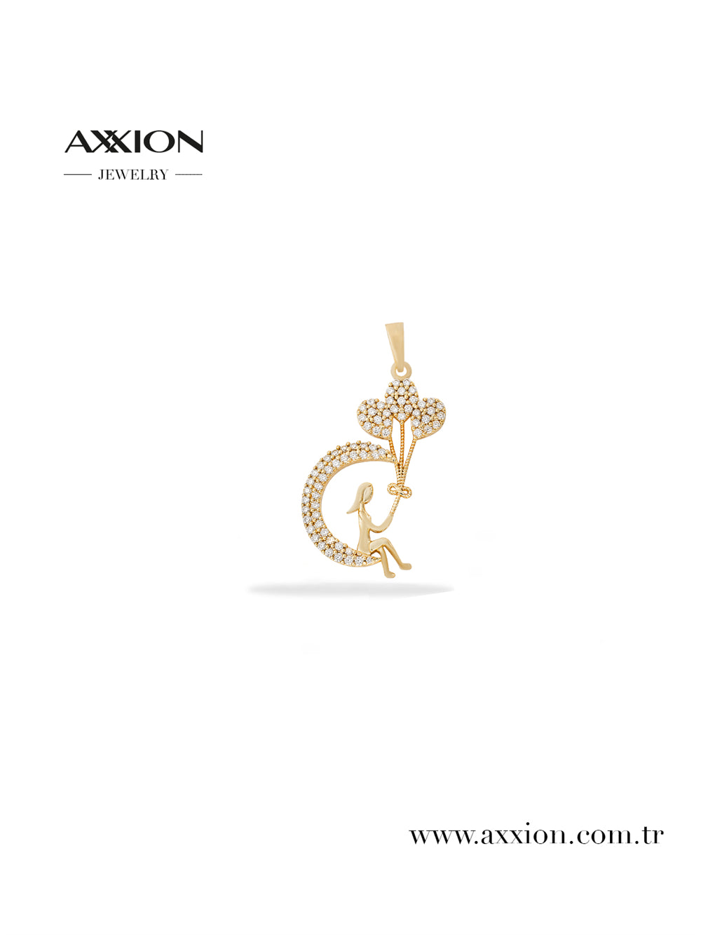 AXXION 14K Kolye Ucu GOLD