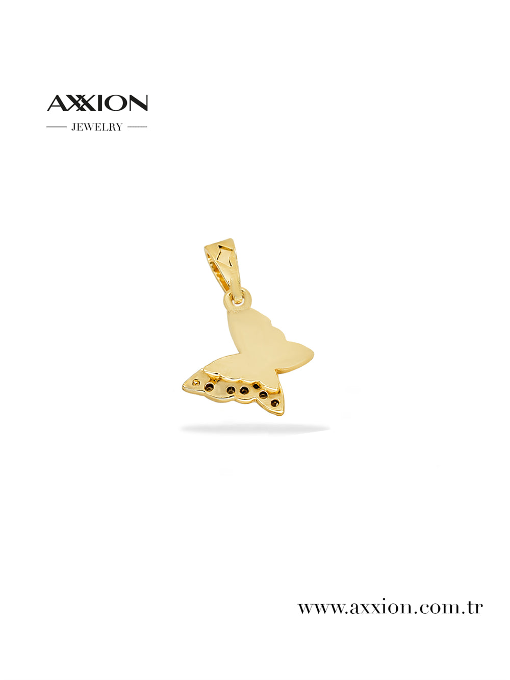 AXXION 14K Necklace Pendant GOLD