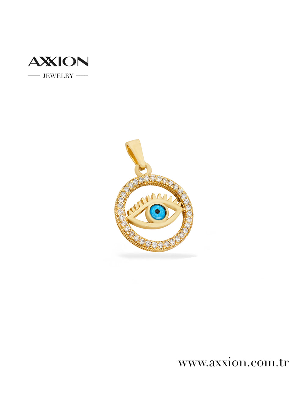 AXXION 14K Necklace Pendant GOLD