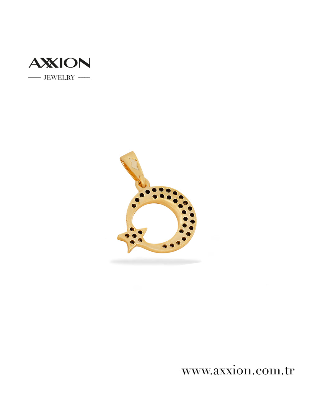 AXXION 14K Necklace Pendant GOLD