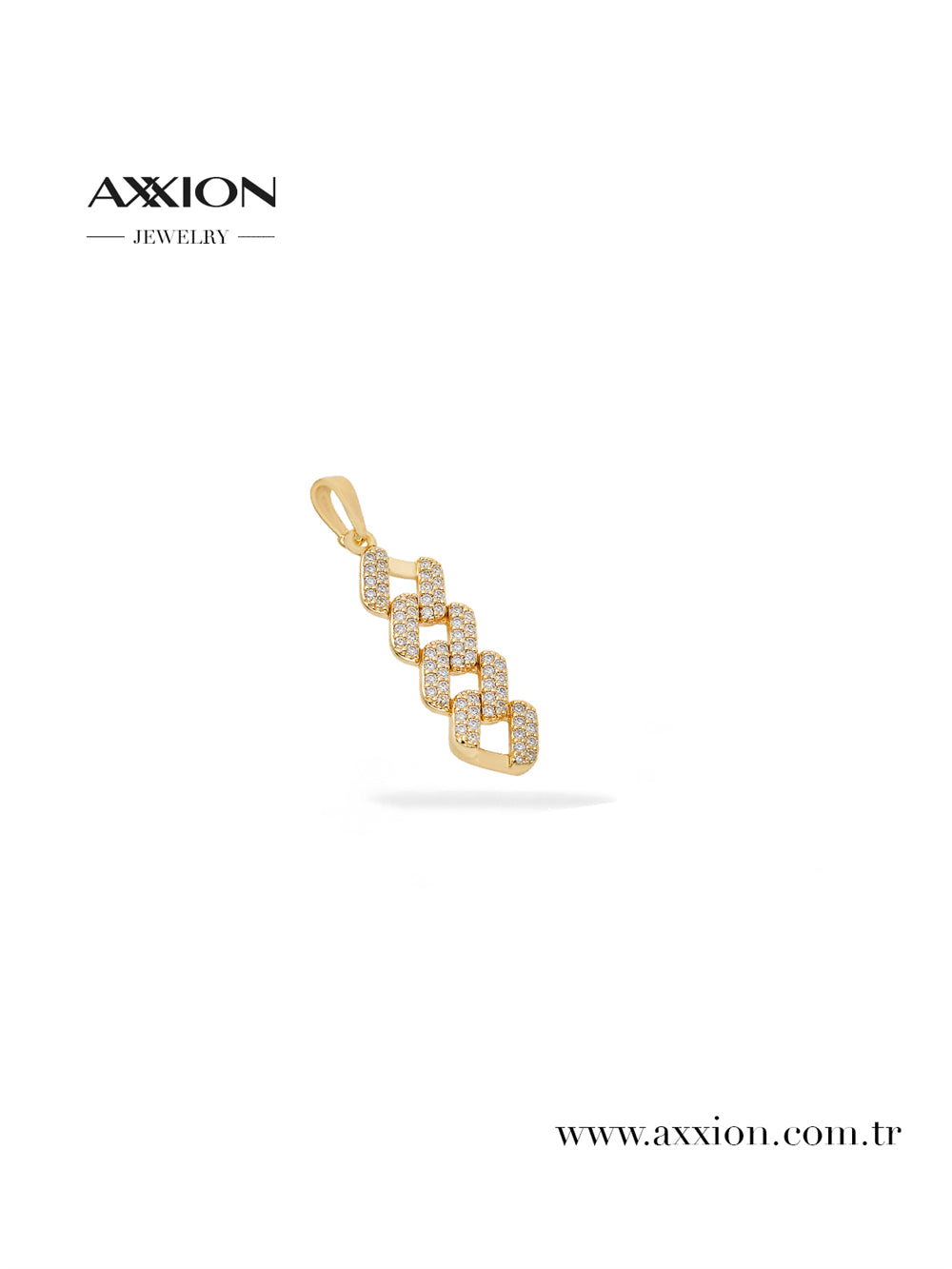 AXXION 14K Necklace Pendant GOLD