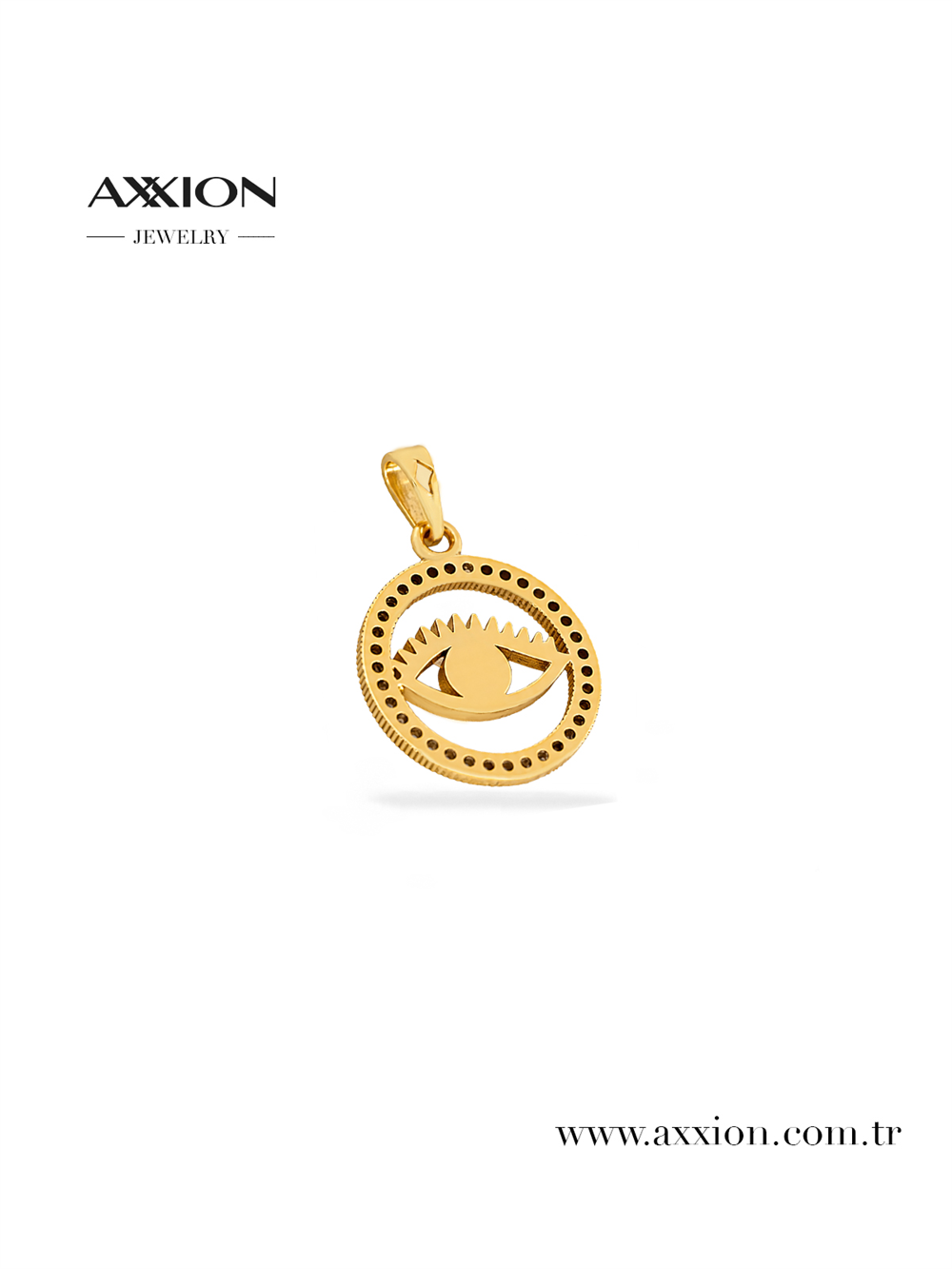 AXXION 14K Necklace Pendant GOLD