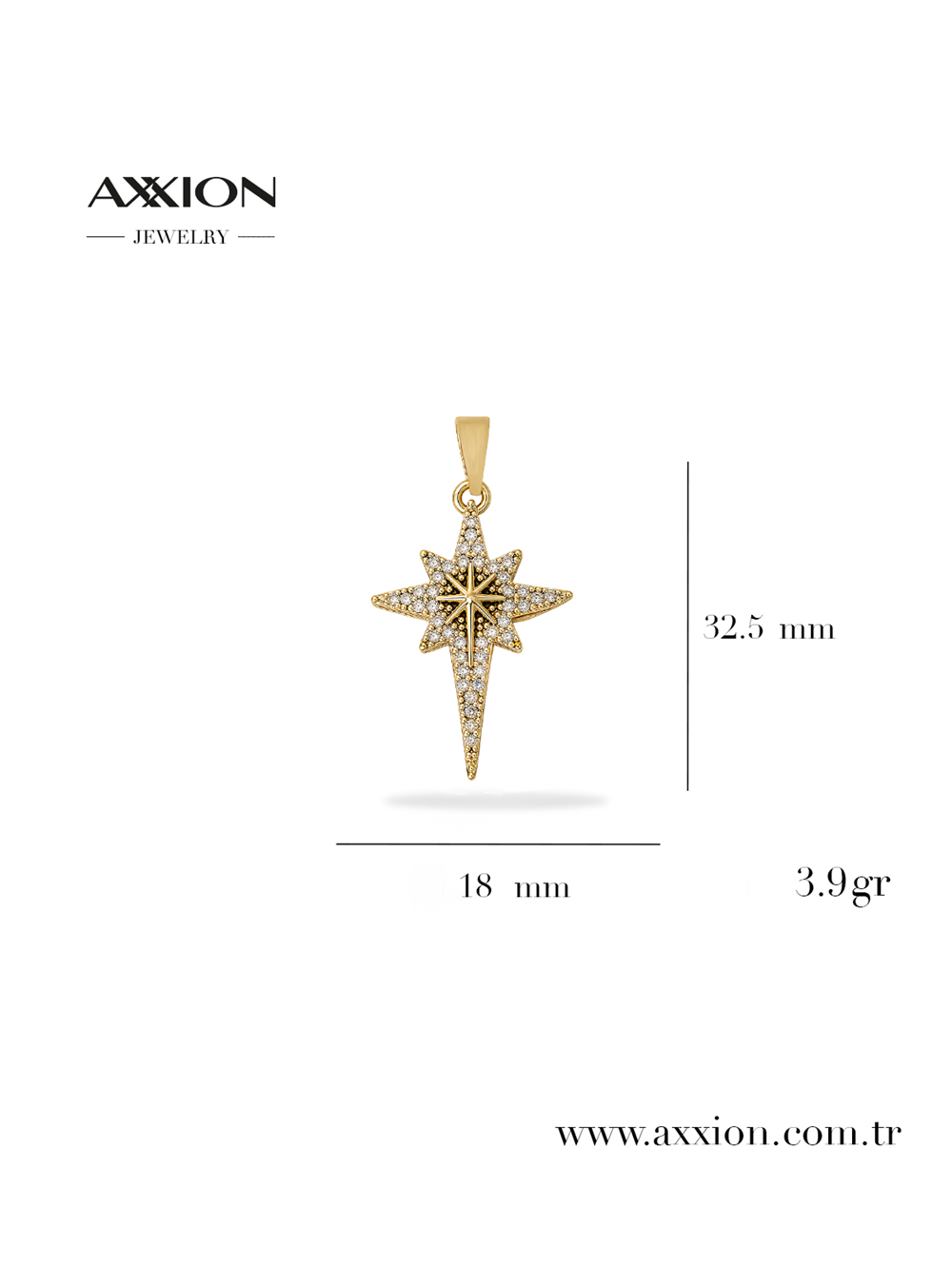 AXXION Kolye Ucu GOLD