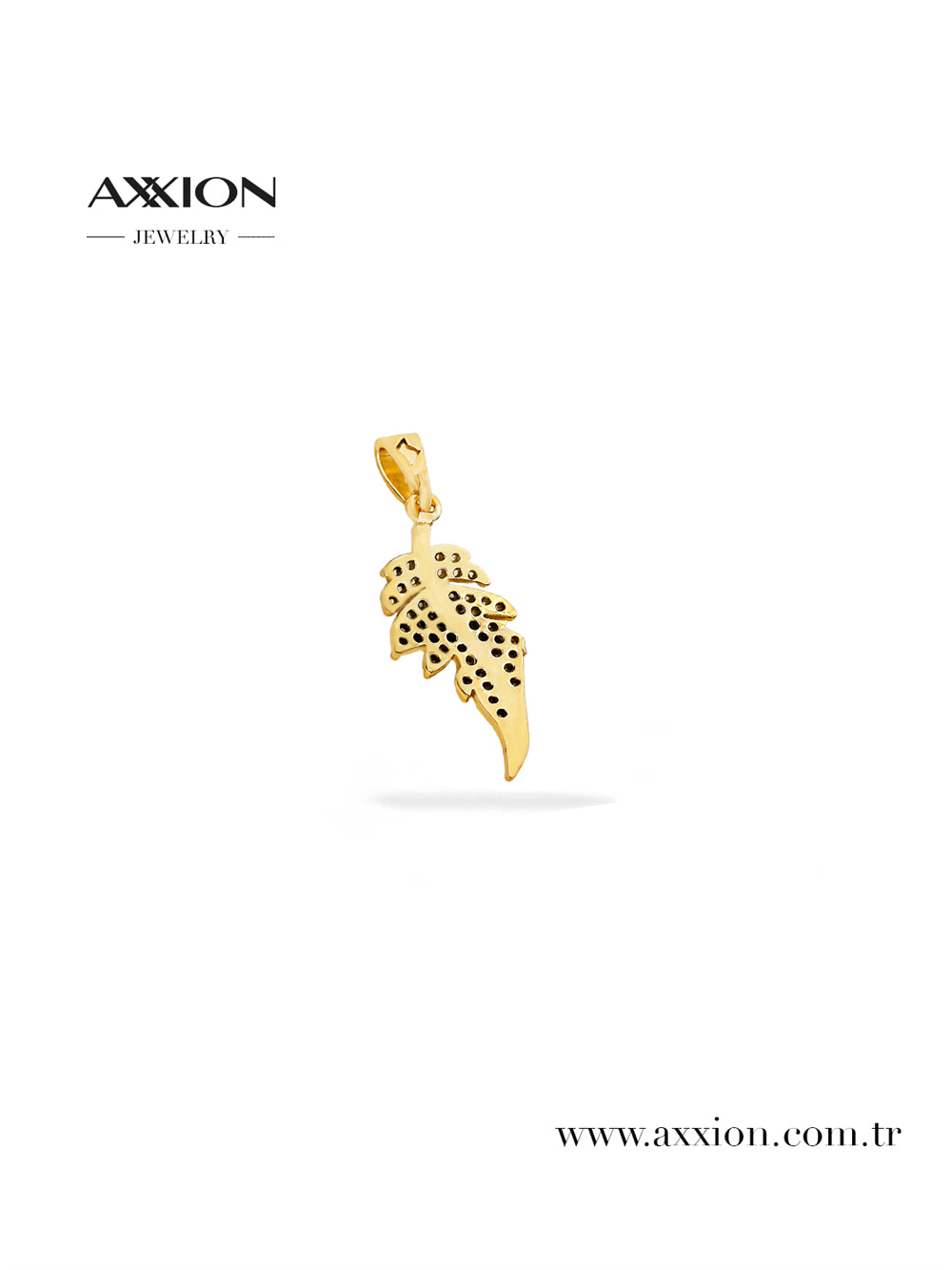 AXXION 14K Necklace Pendant GOLD