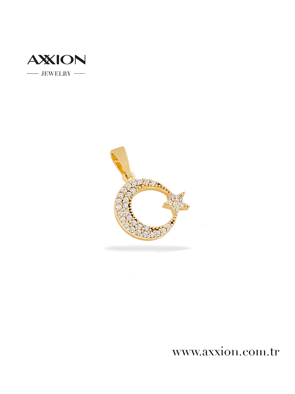 AXXION 14K Necklace Pendant GOLD