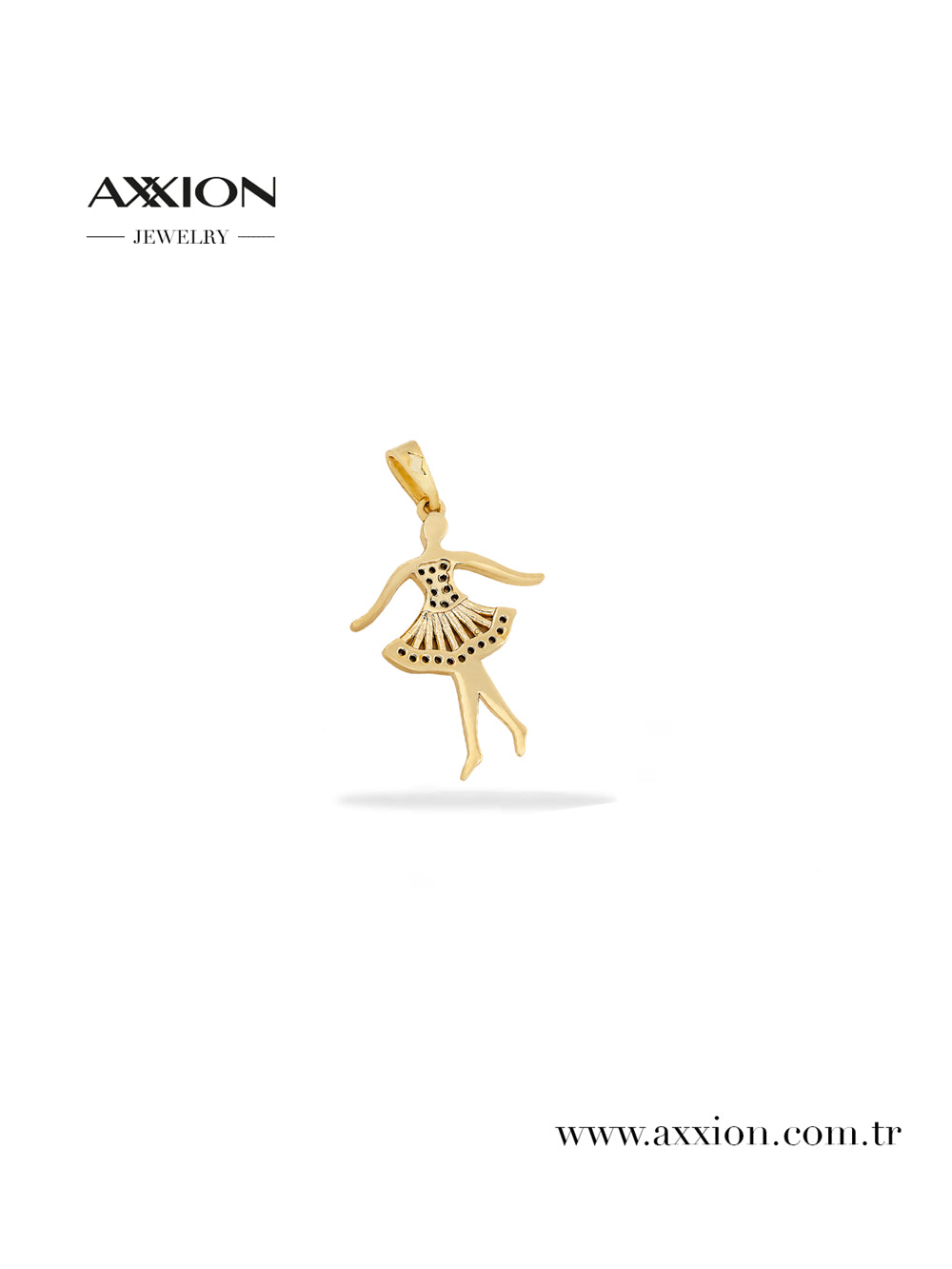 AXXION 14K Necklace Pendant GOLD