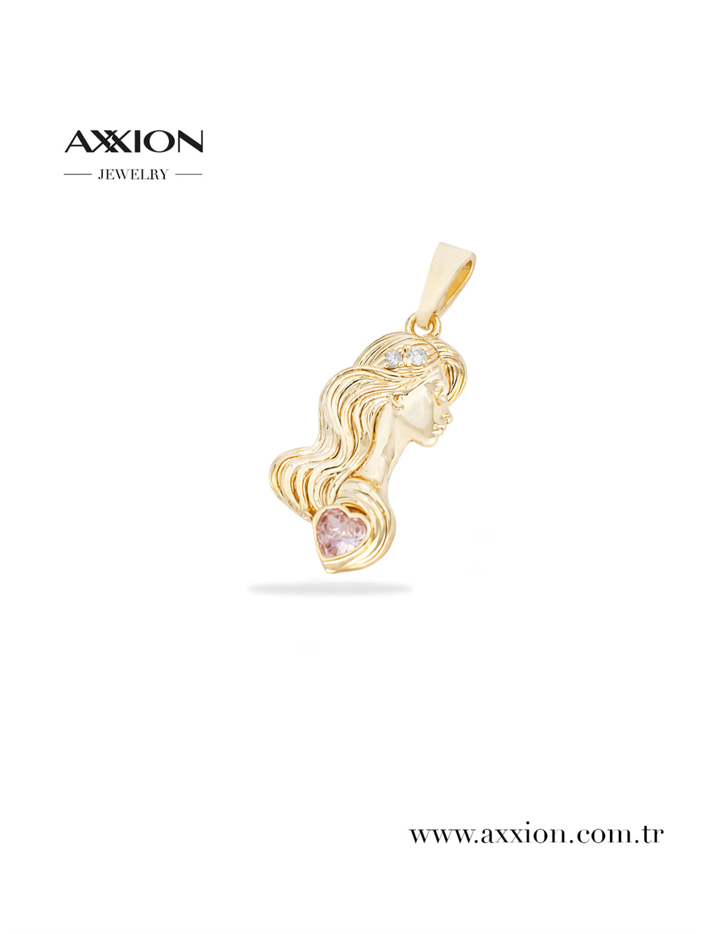 AXXION 14K Necklace Pendant GOLD