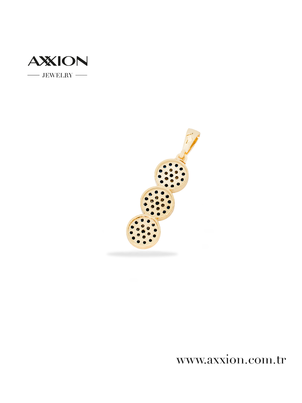AXXION 14K Necklace Pendant GOLD
