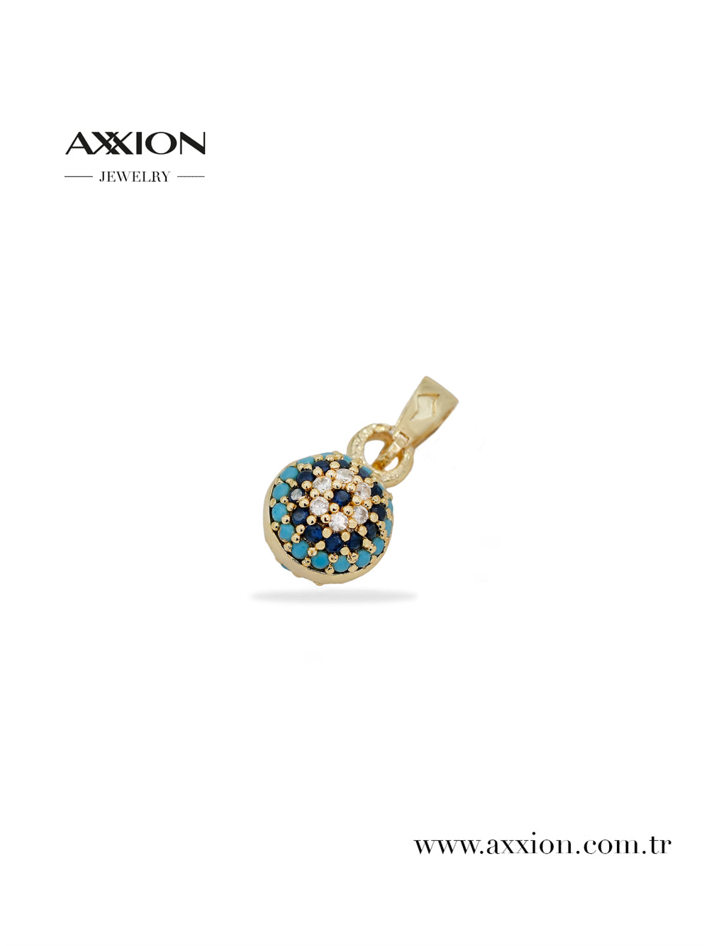 AXXION 14K Necklace Pendant GOLD