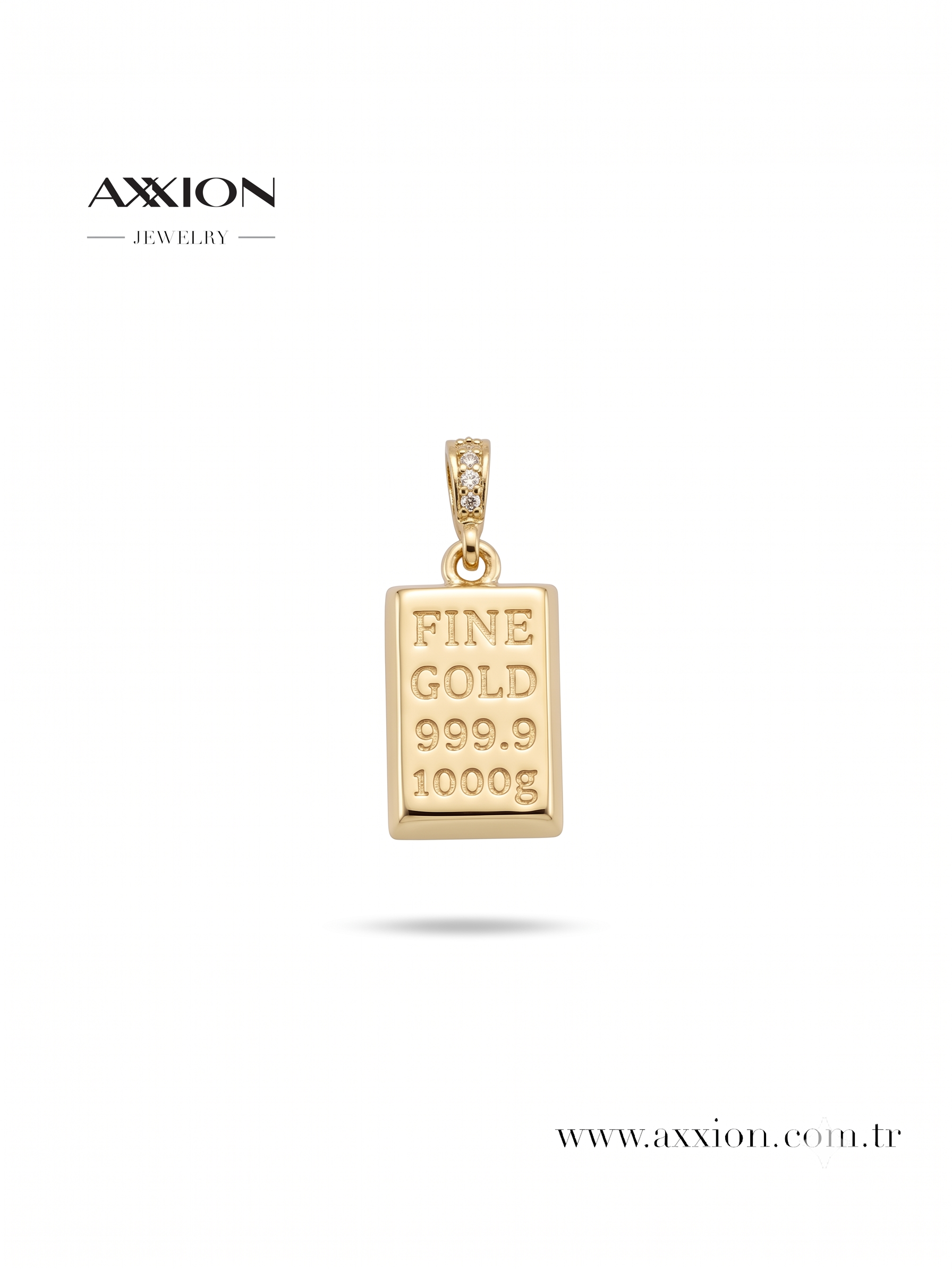 AXXION 14K Kolye Ucu GOLD