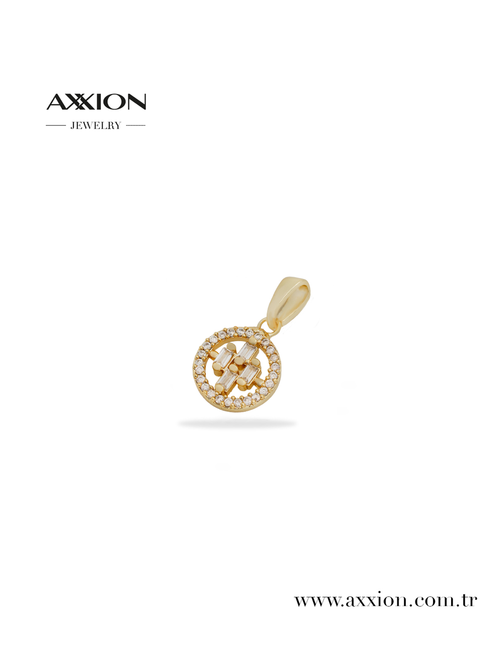 AXXION 14K Necklace Pendant GOLD