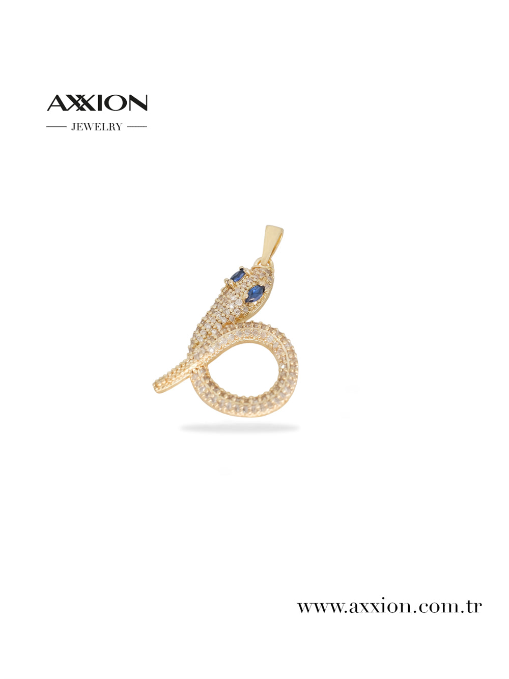 AXXION 14K Necklace Pendant GOLD