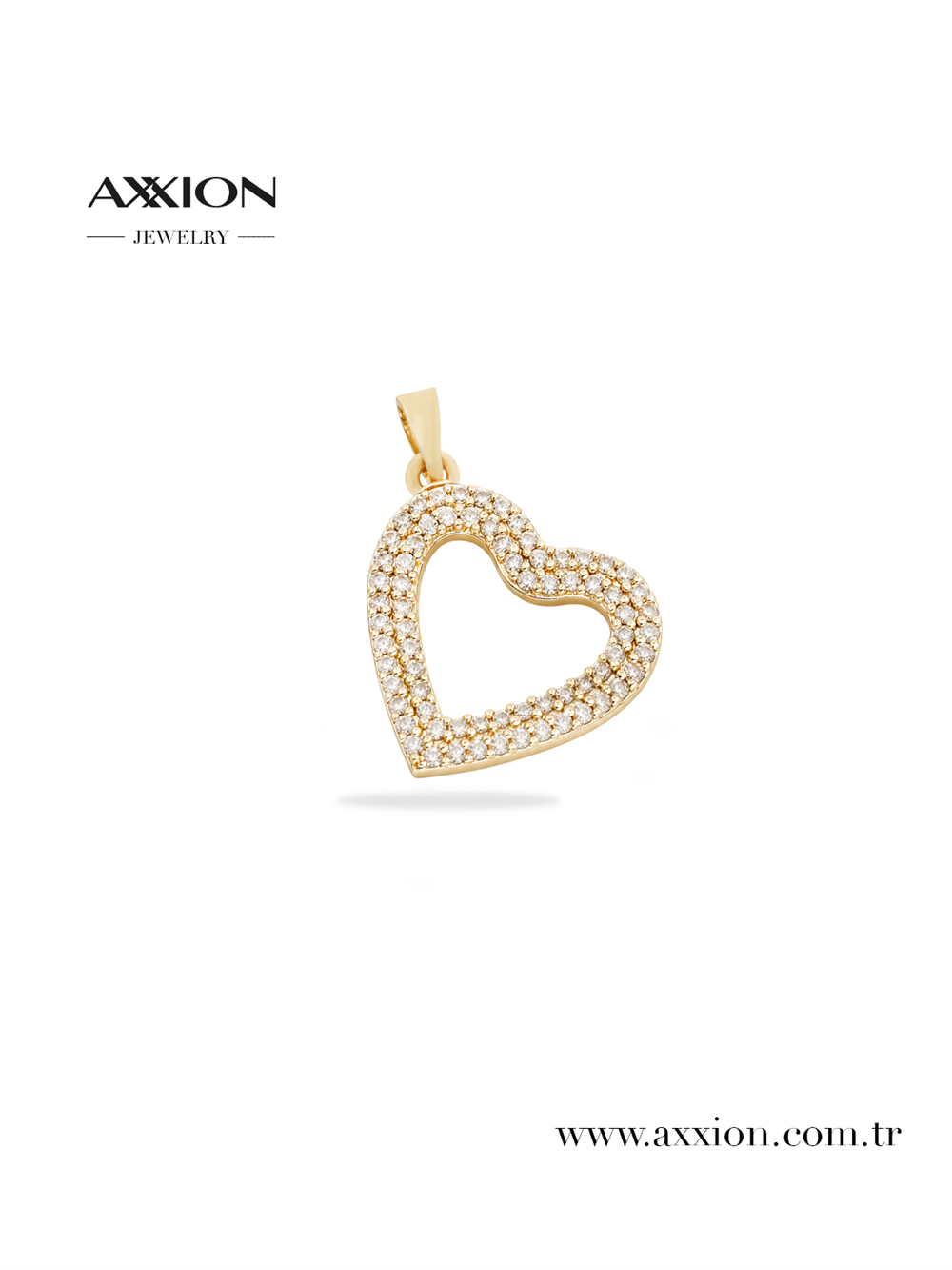 AXXION 14K Necklace Pendant GOLD