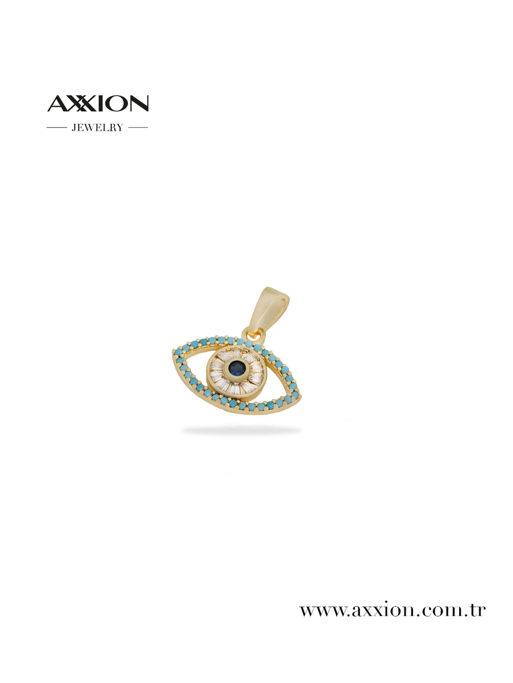 AXXION 14K Necklace Pendant GOLD