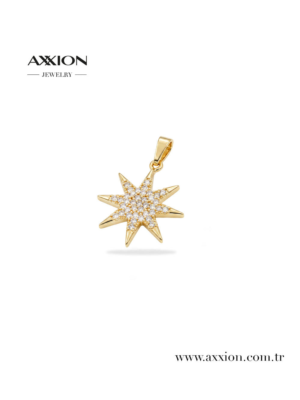 AXXION 14K Necklace Pendant GOLD