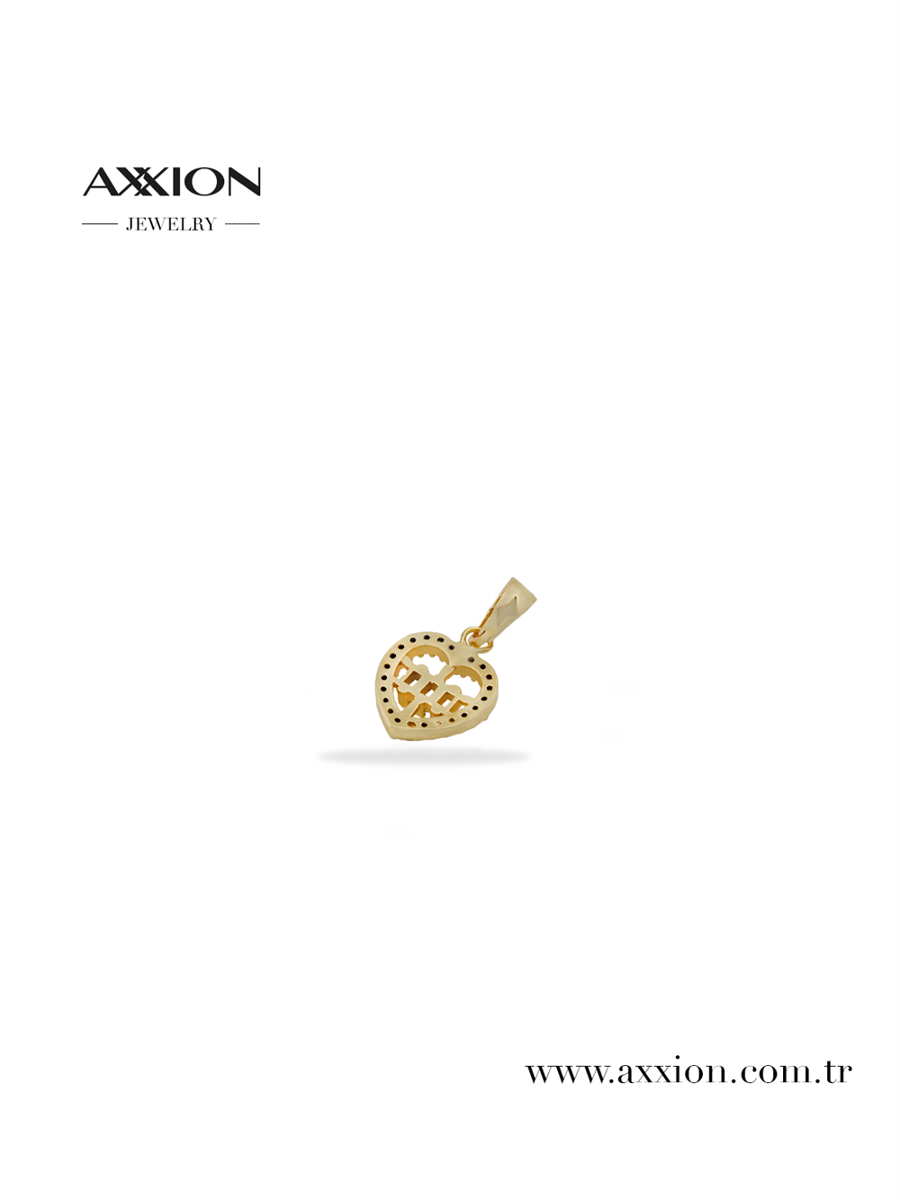 AXXION 14K Necklace Pendant GOLD