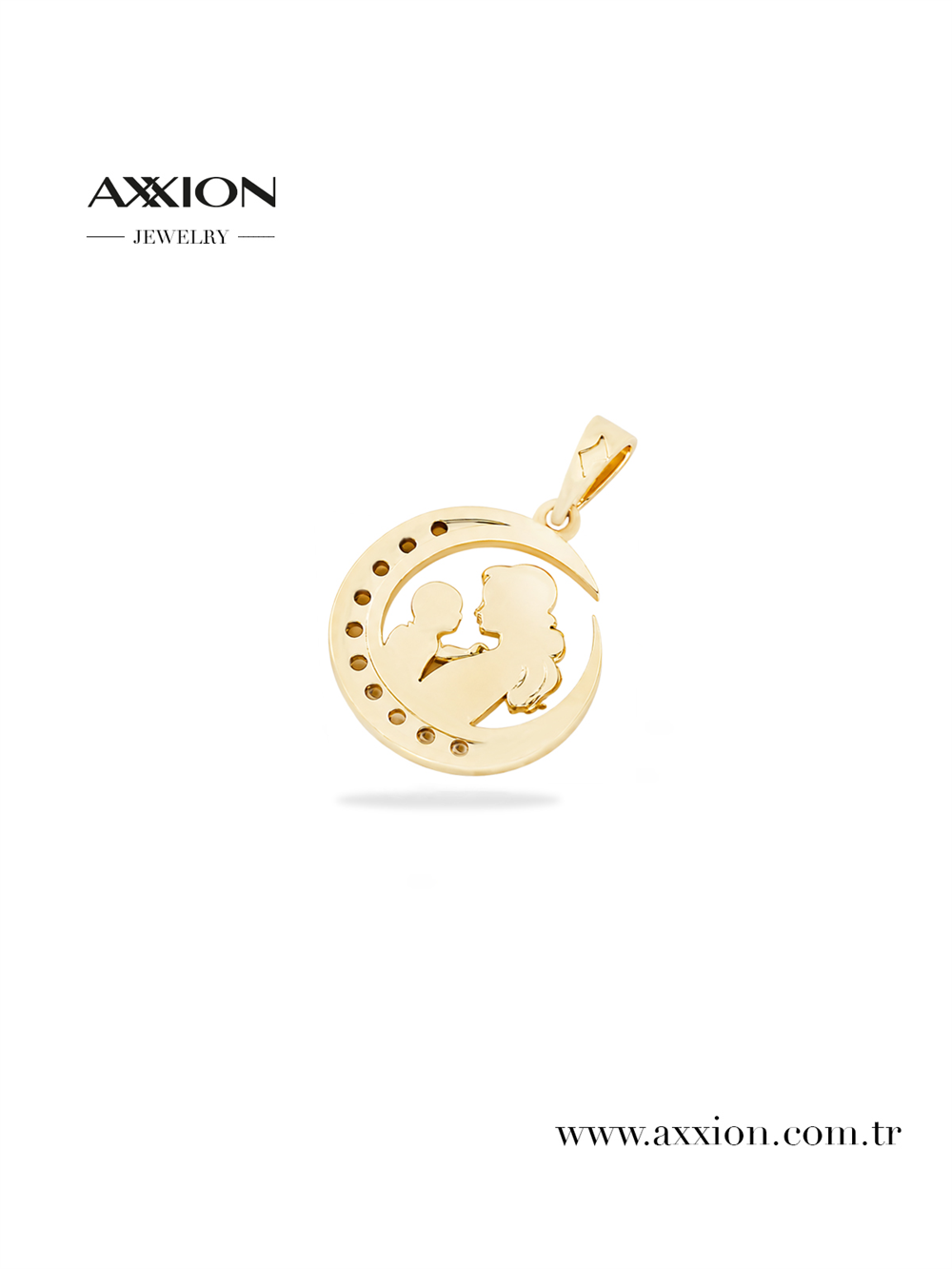 AXXION 14K Necklace Pendant GOLD