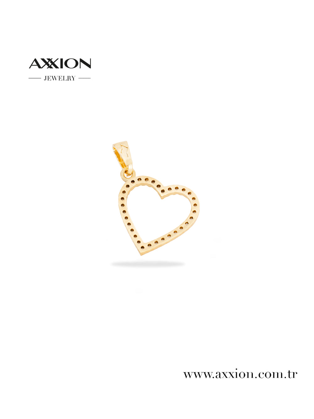 AXXION 14K Necklace Pendant GOLD