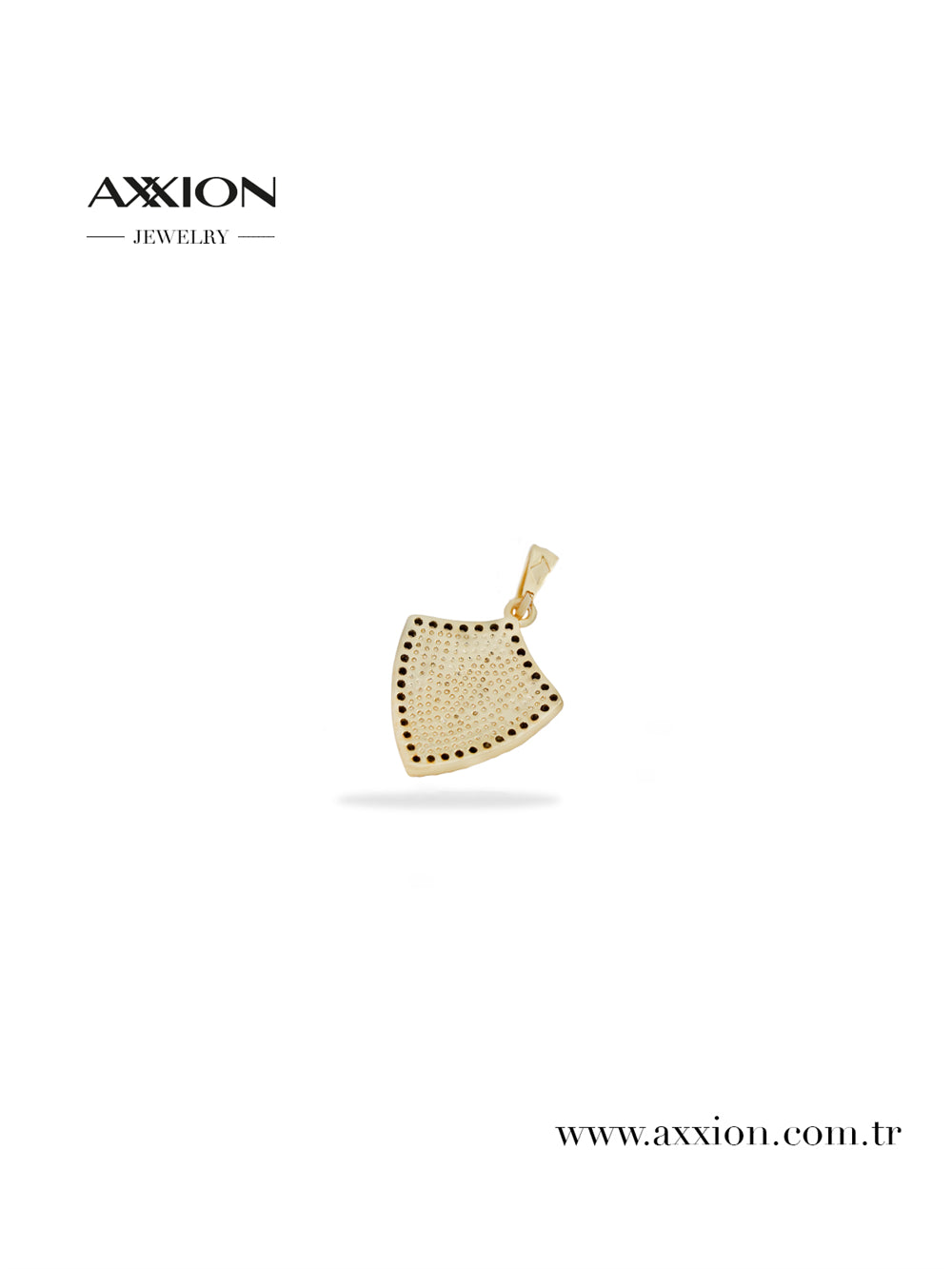 AXXION 14K Necklace Pendant GOLD
