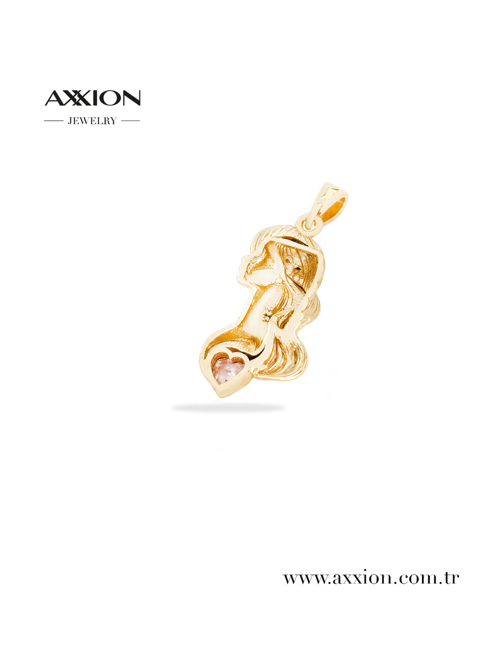 AXXION 14K Necklace Pendant GOLD