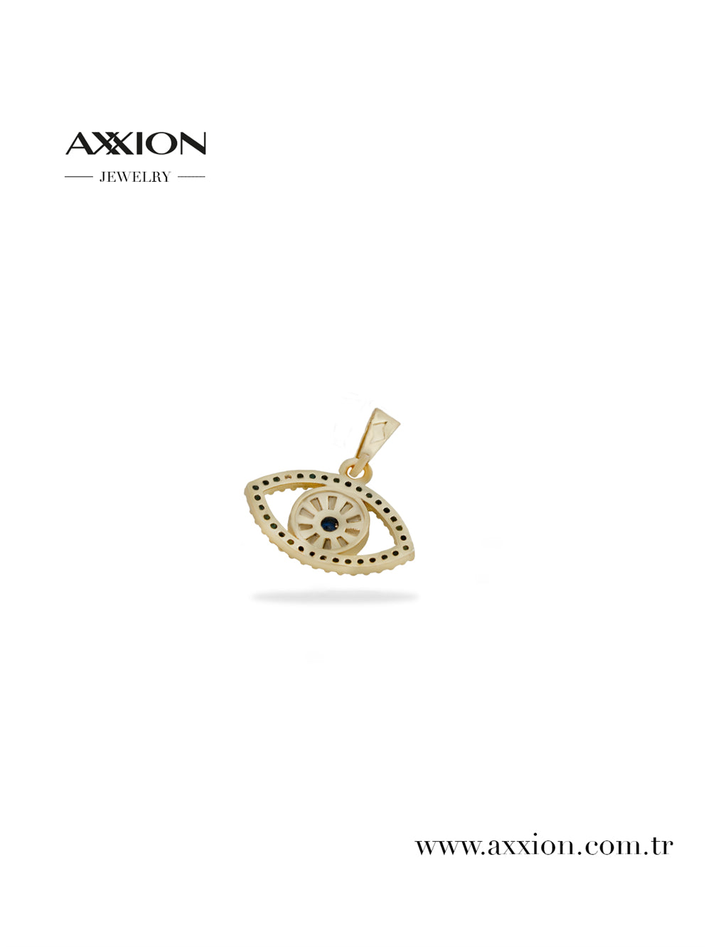 AXXION 14K Necklace Pendant GOLD