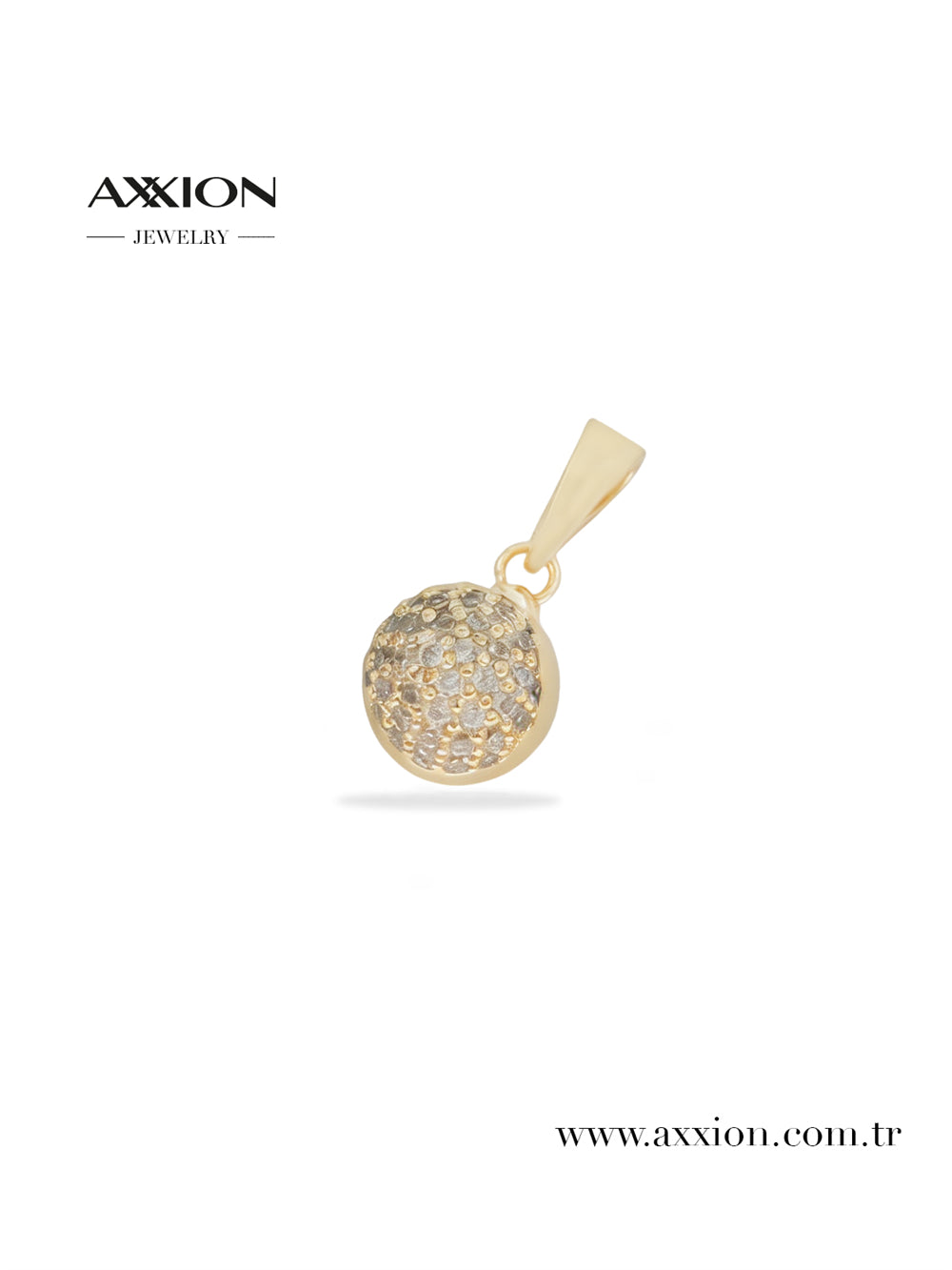 AXXION 14K Necklace Pendant GOLD