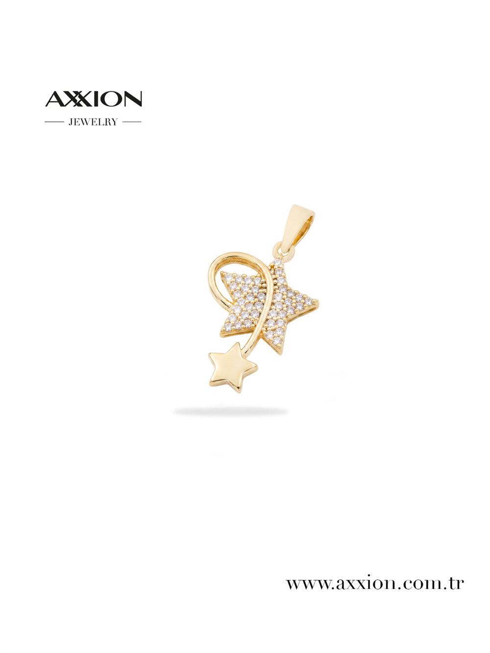 AXXION 14K Necklace Pendant GOLD