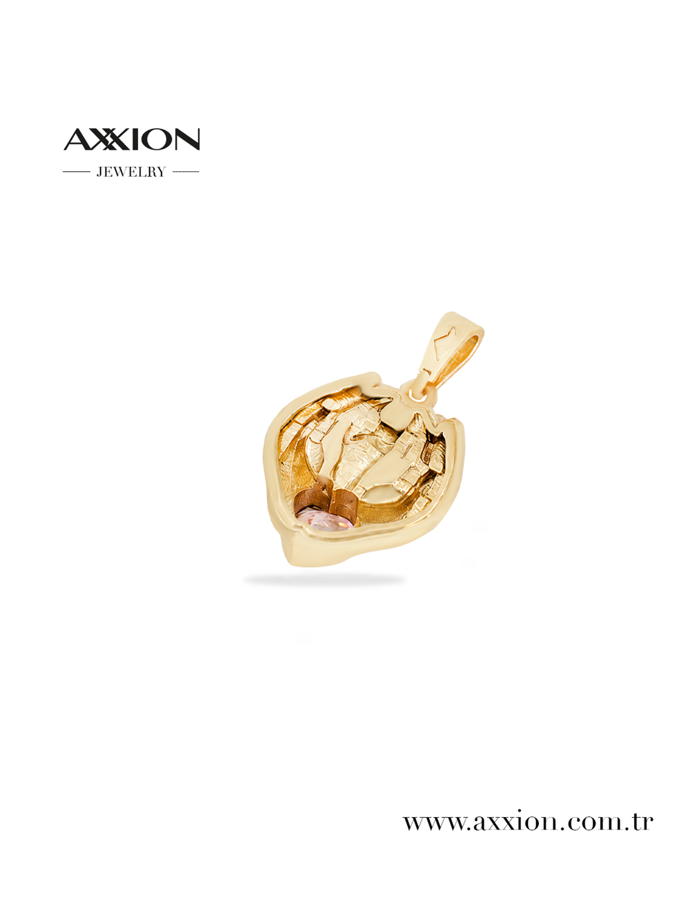 AXXION 14K Necklace Pendant GOLD