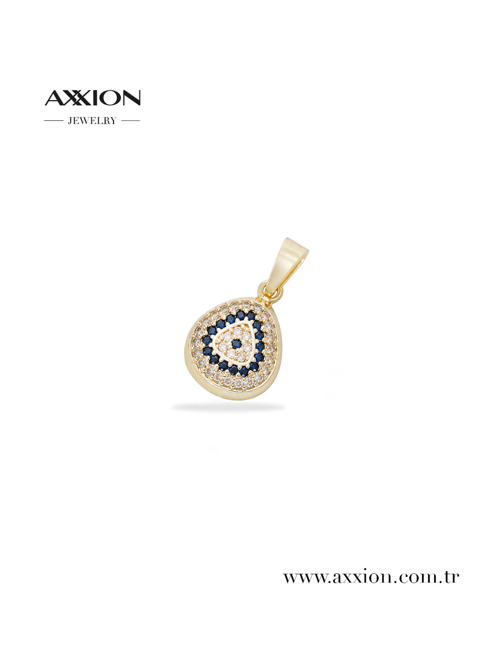 AXXION 14K Necklace Pendant GOLD