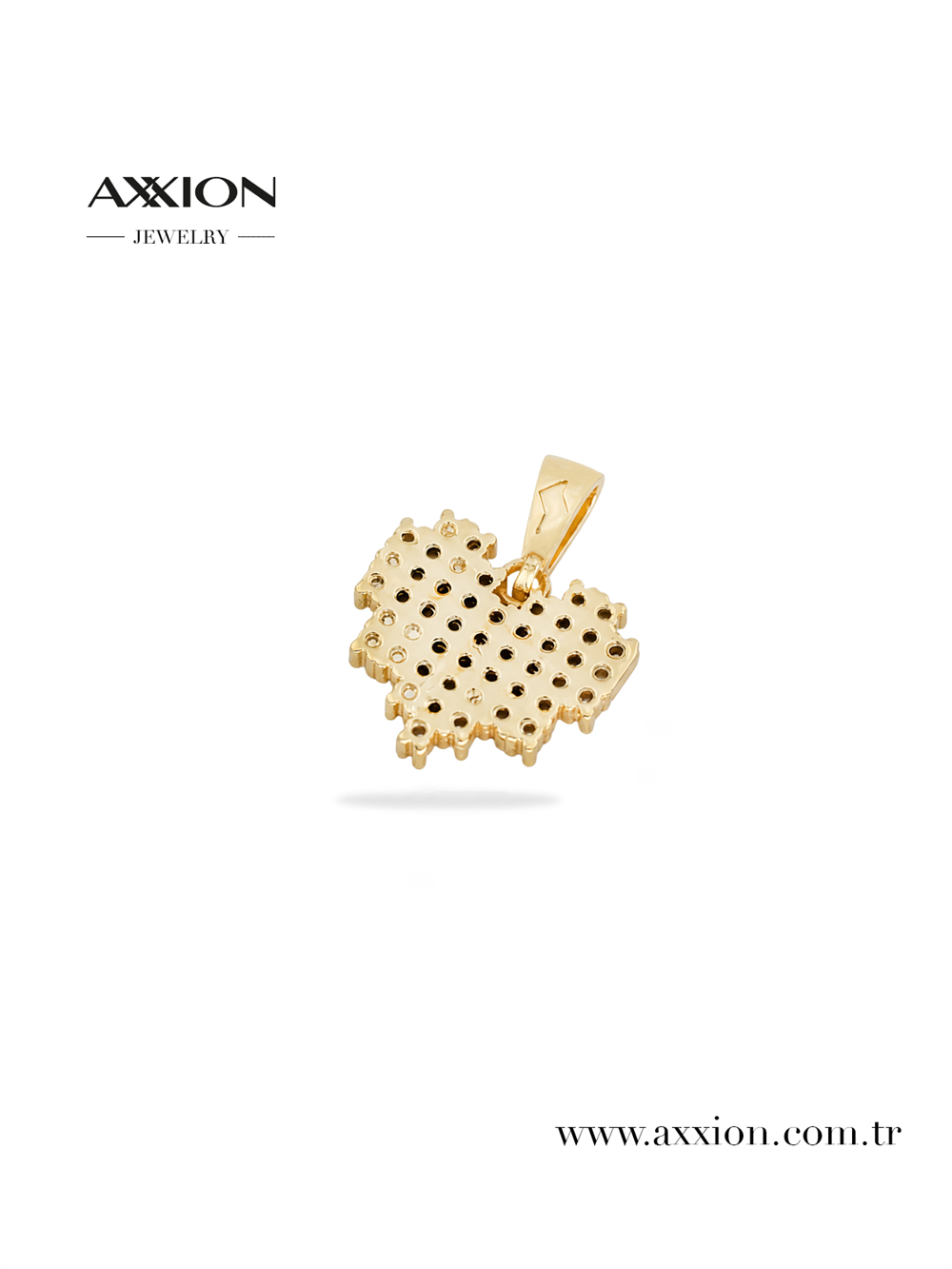 AXXION 14K Necklace Pendant GOLD