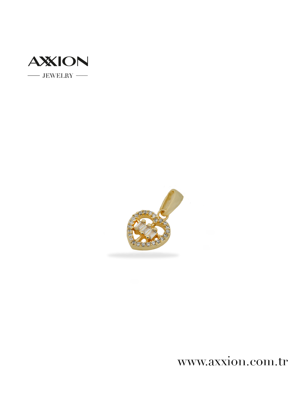 AXXION 14K Necklace Pendant GOLD