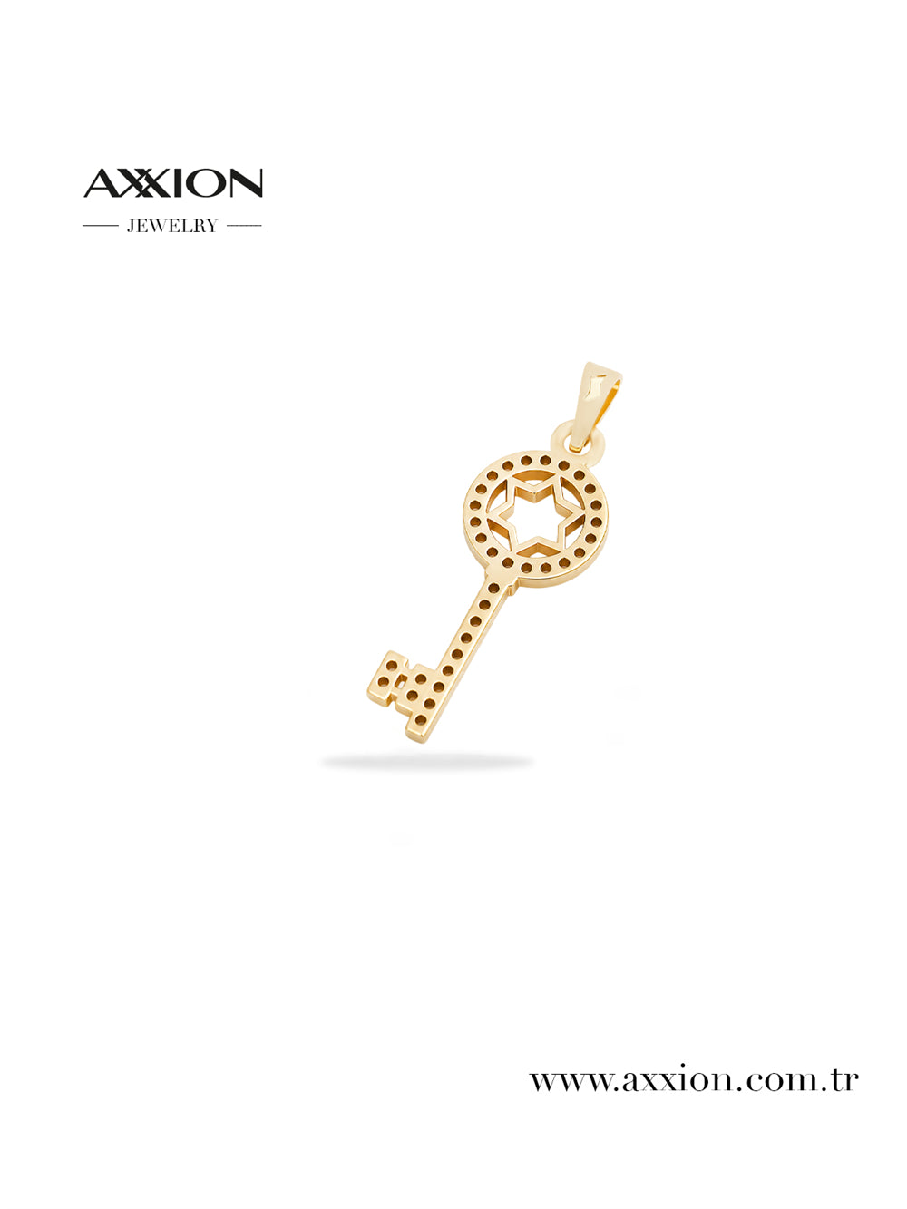 AXXION 14K Necklace Pendant GOLD