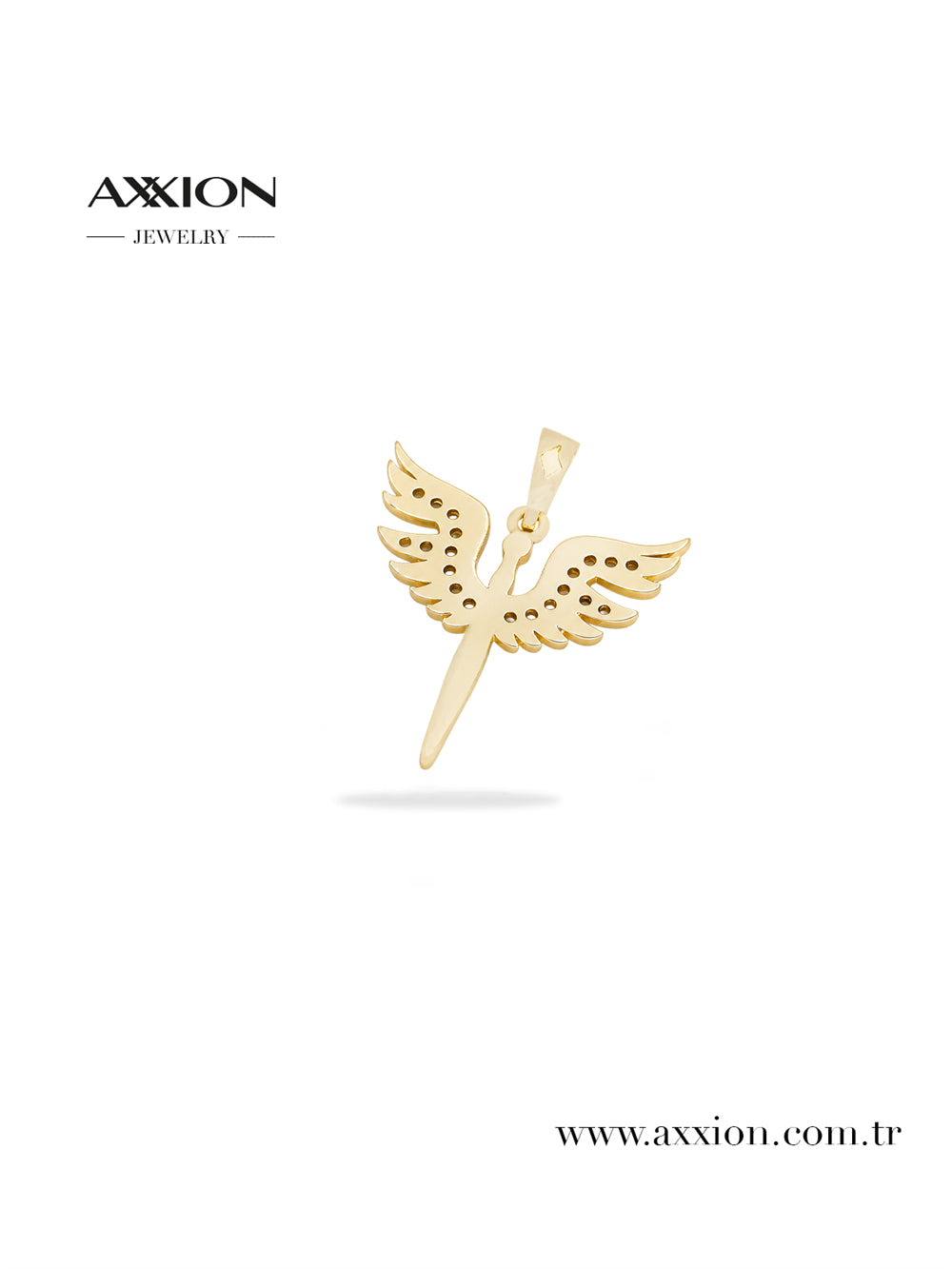 AXXION 14K Necklace Pendant GOLD