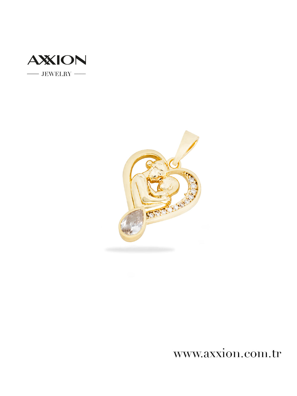AXXION 14K Necklace Pendant GOLD
