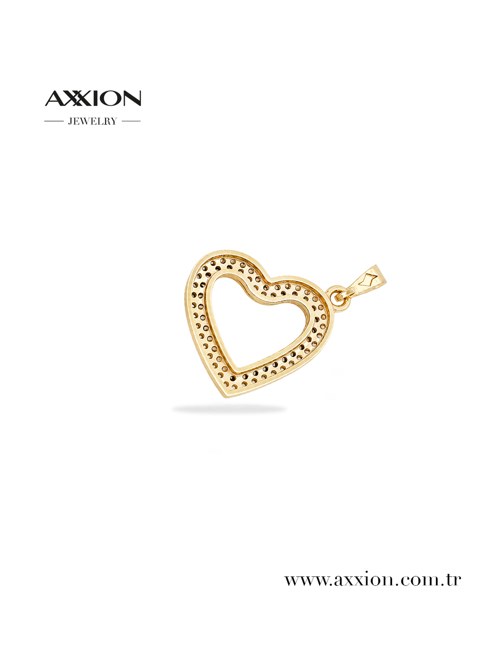 AXXION 14K Necklace Pendant GOLD