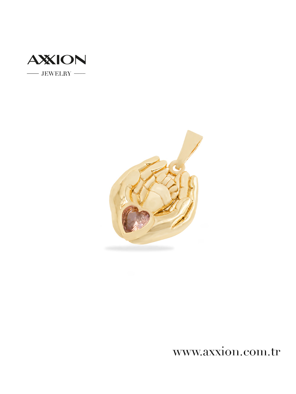 AXXION 14K Necklace Pendant GOLD