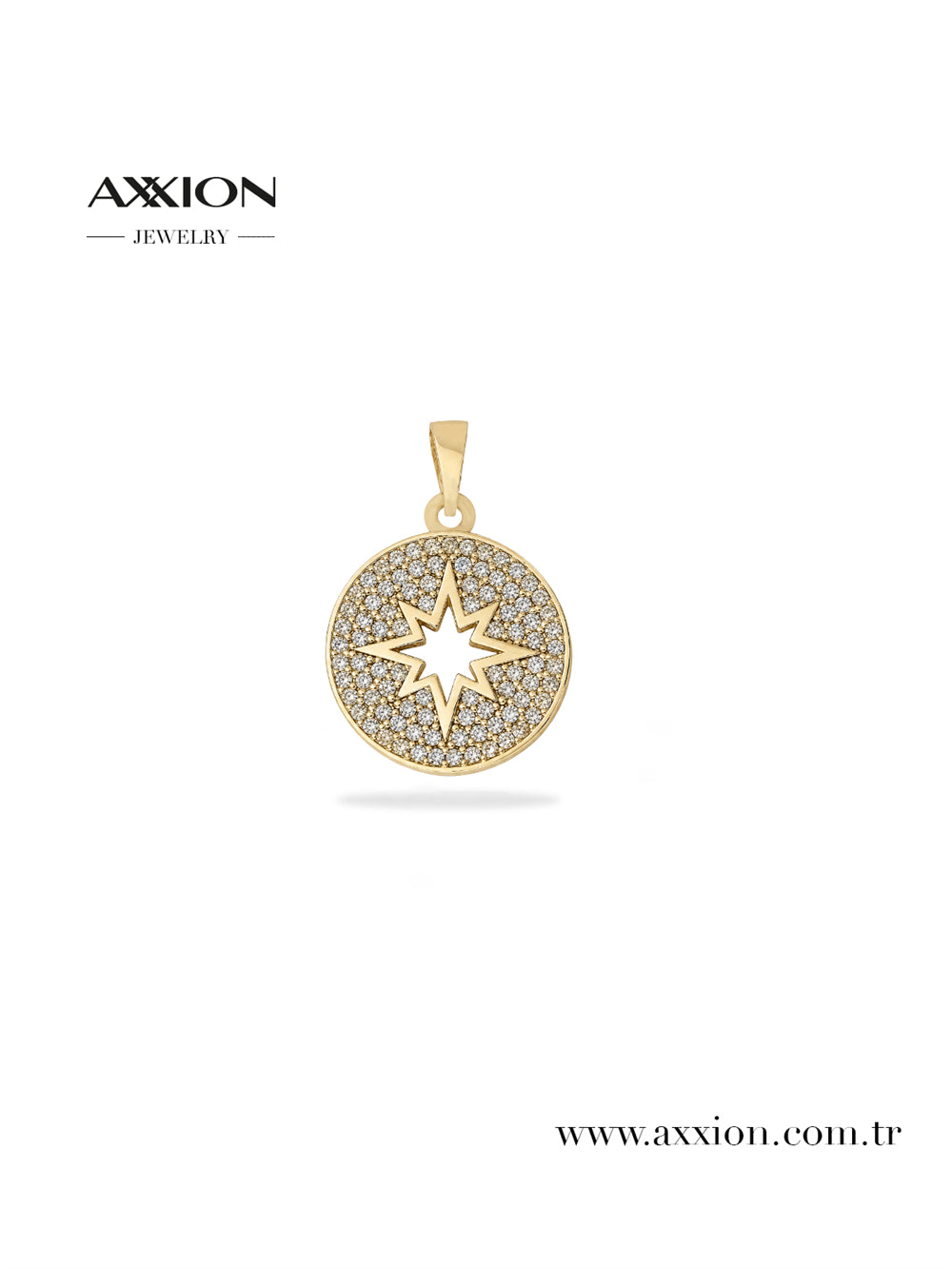 AXXION 14K Kolye Ucu GOLD