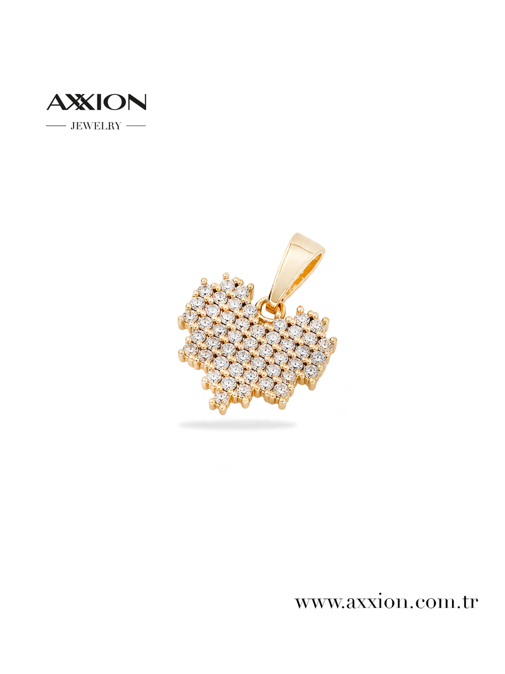 AXXION 14K Necklace Pendant GOLD