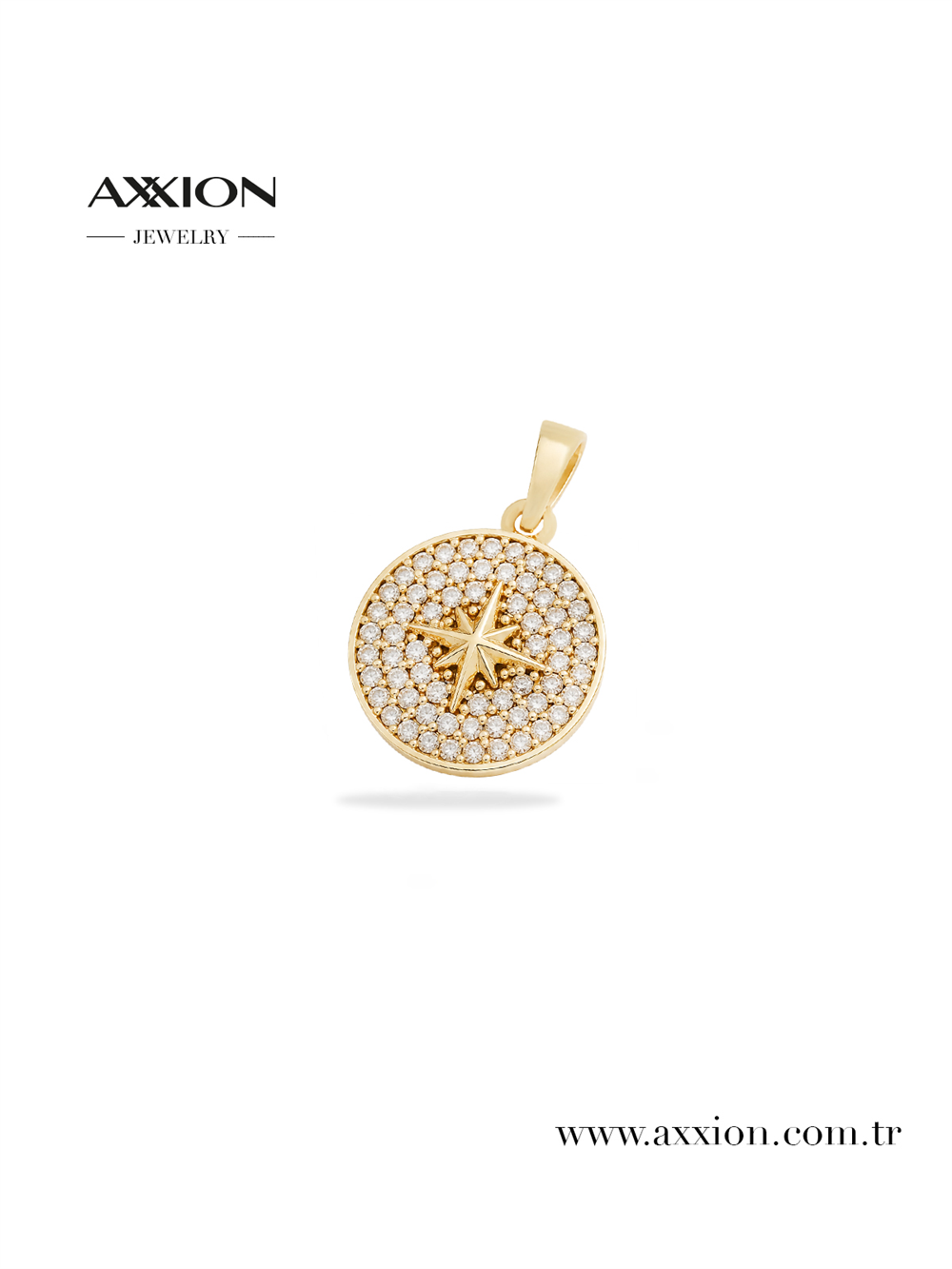 AXXION 14K Necklace Pendant GOLD