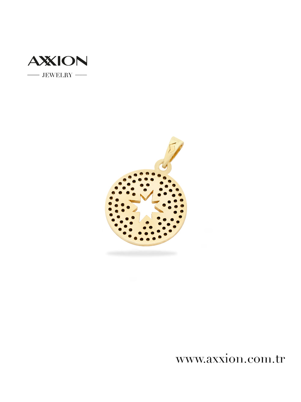 AXXION 14K Necklace Pendant GOLD