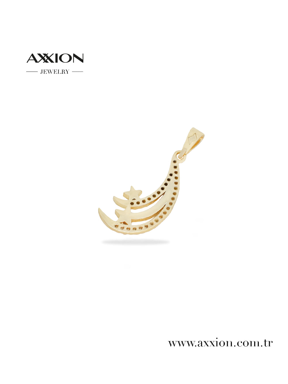 AXXION 14K Necklace Pendant GOLD