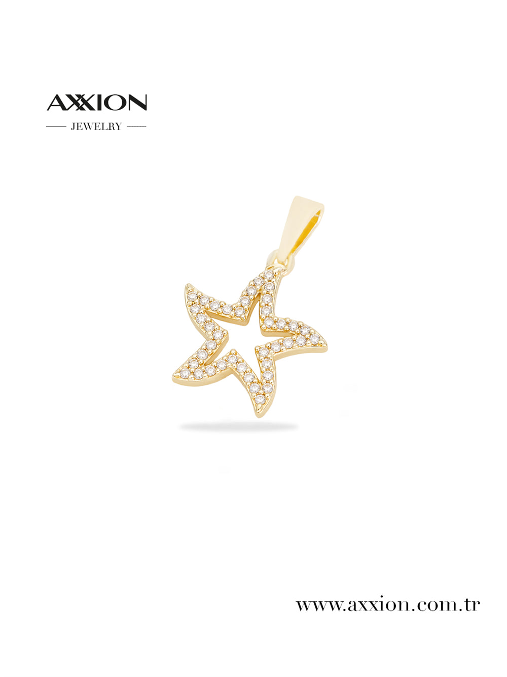 AXXION 14K Necklace Pendant GOLD