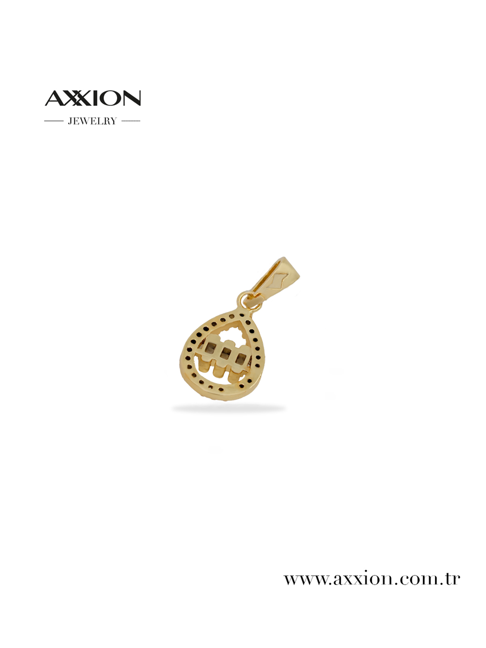 AXXION 14K Necklace Pendant GOLD