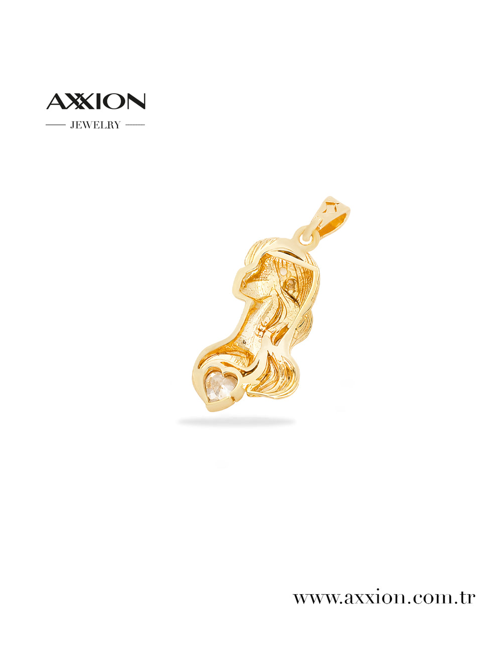 AXXION 14K Necklace Pendant GOLD