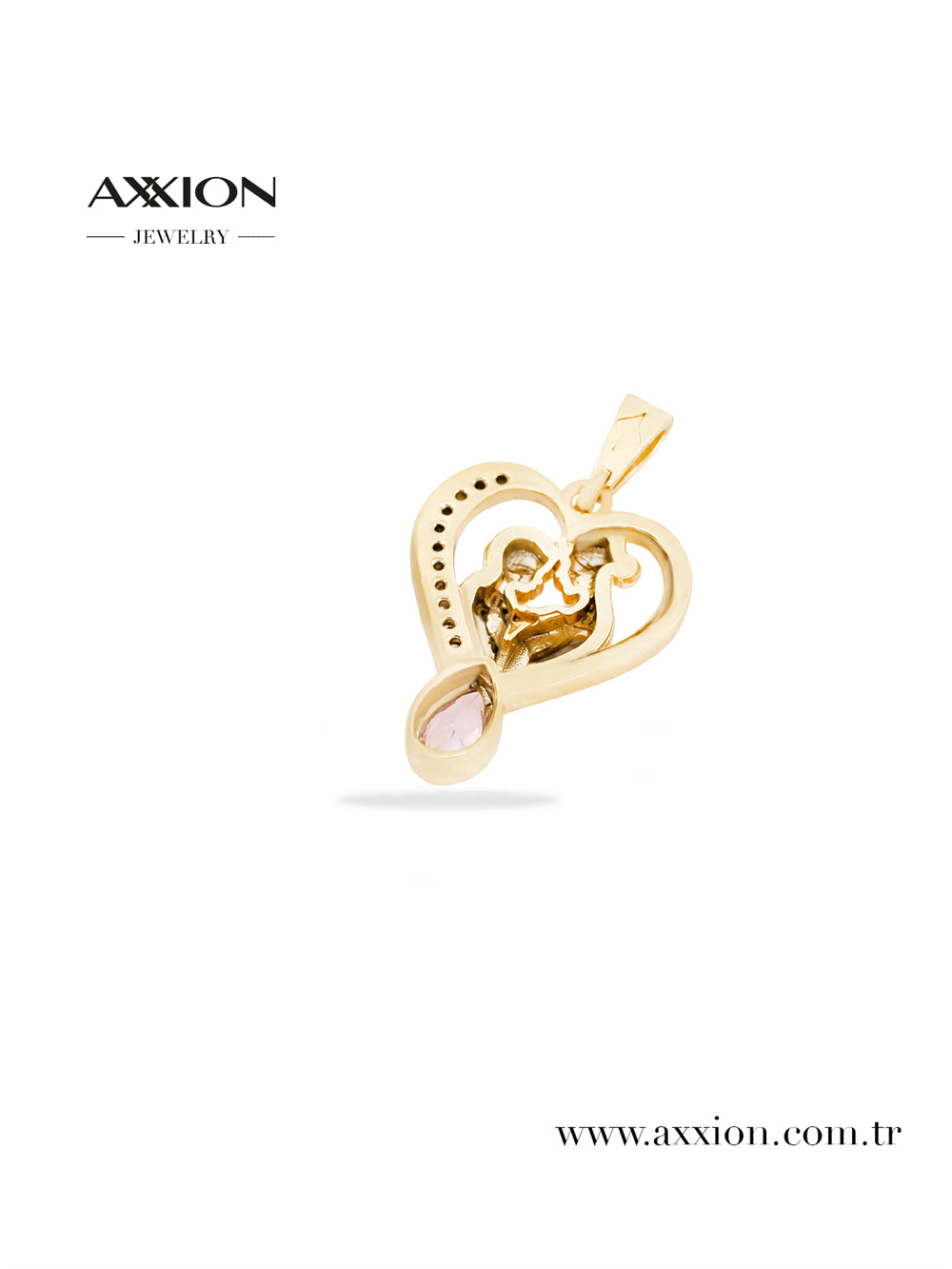 AXXION 14K Necklace Pendant GOLD