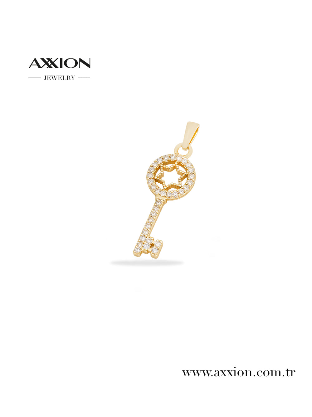 AXXION 14K Necklace Pendant GOLD