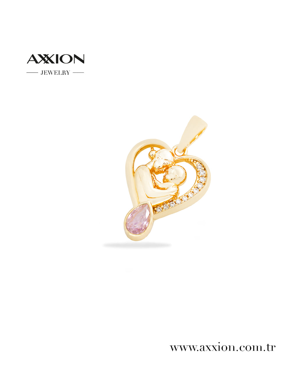 AXXION 14K Necklace Pendant GOLD