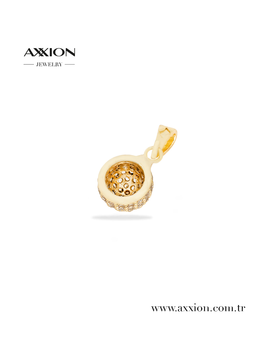 AXXION 14K Necklace Pendant GOLD